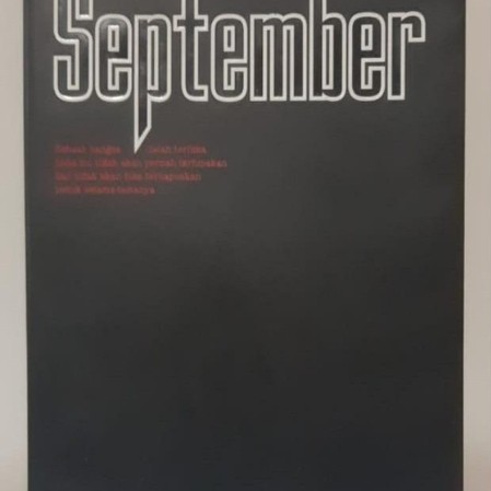 Novel "September" by Noorca M Massardi