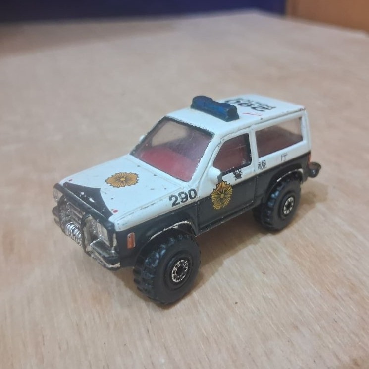 Diecast Realtoy Police Polisi Action City Mobil Ford Bronco II Model Jeep Jip Loose Junk