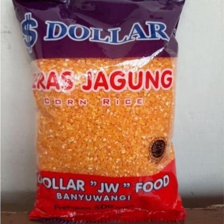 [TERMURAH] Beras jagung dollar 500gr / Beras jagung diet / Beras jagung/ beras jagung dollar