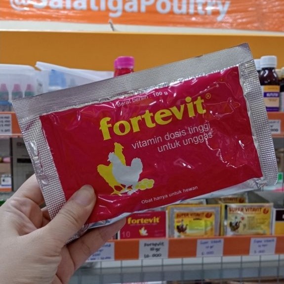 Fortevit 100gr medion | fortevit vitamin dosis tinggi untuk unggas