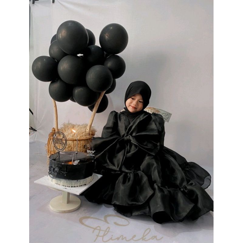 CANDUSHOP  Gaun Pesta Anak Organza/dress ulangtahun/gamis carnaval fashion show/gaun dress