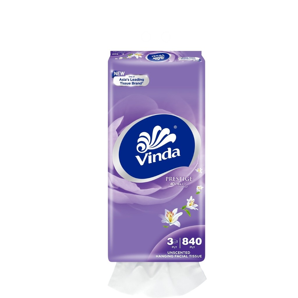VINDA FACIAL TISSUE PRESTIGE 840LBR