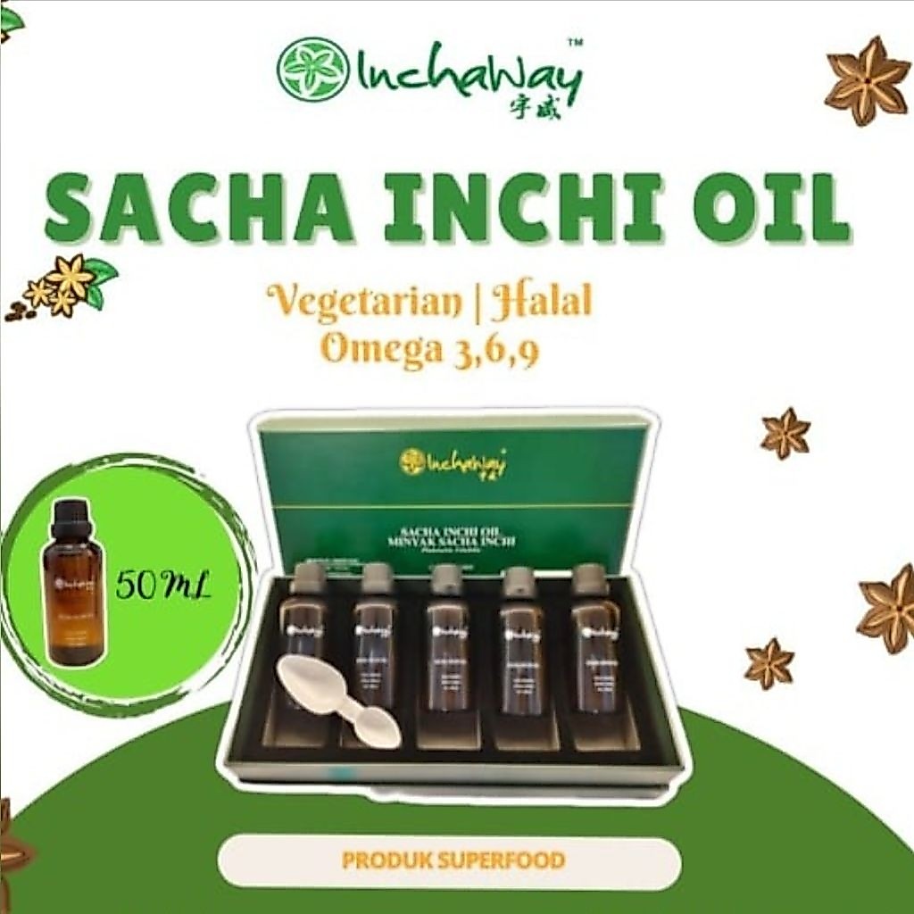 Superfood Minyak Sacha Inchi Oil INCHAWAY
