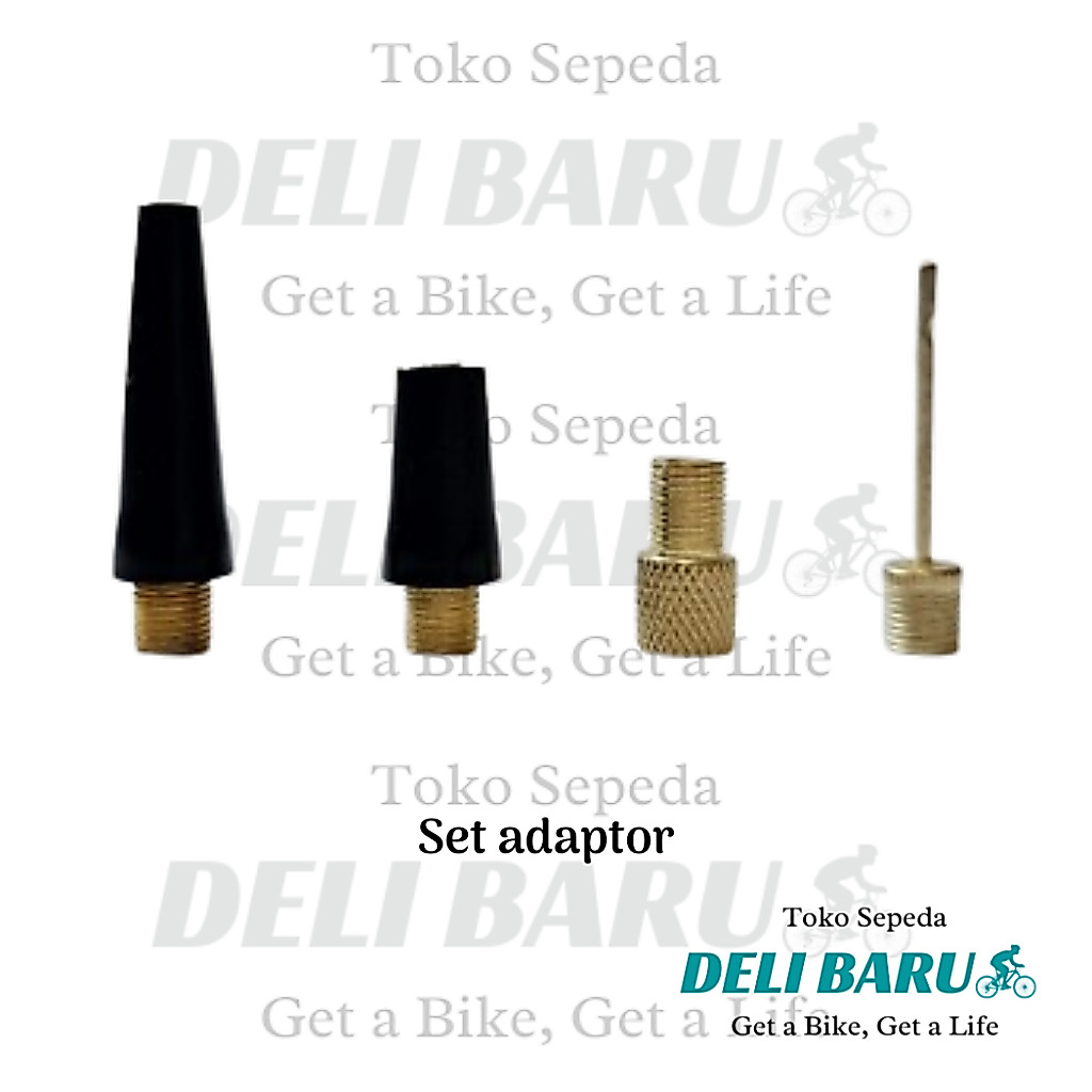 Adaptor sambungan pentil presta, pentil bola, nozzle mainan tiup