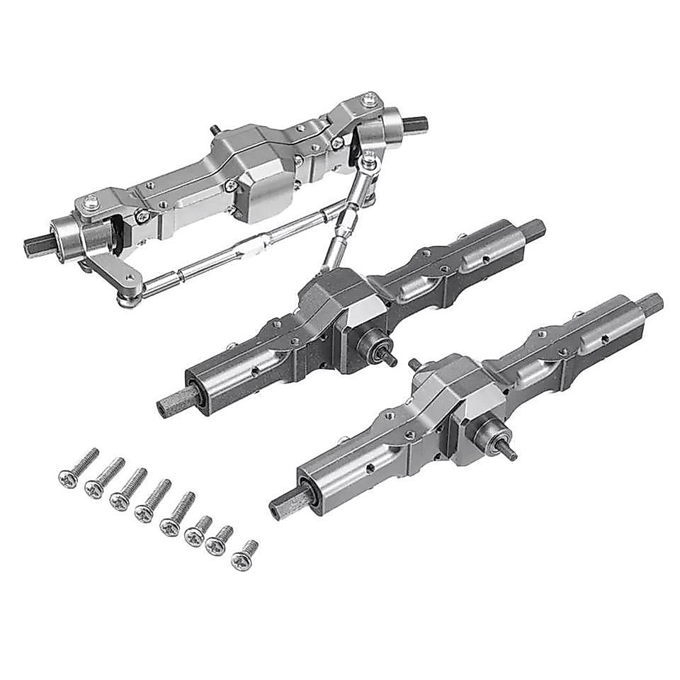 116 Scale 6WD RC Hobby Model Car Front Middle Rear Bridge Axles for RC Car