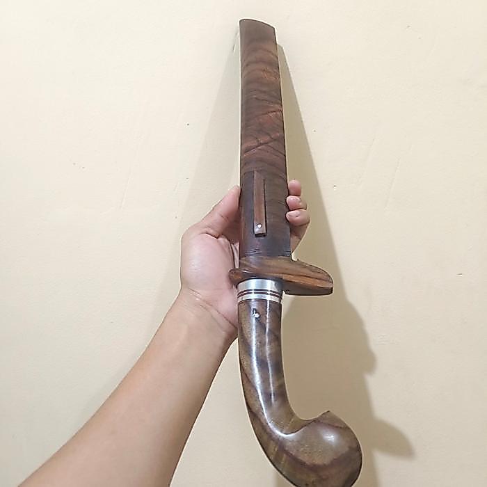 Bisa Cod - Golok Sembelih Baja Sld Hitachi Full Kayu Sonokeling *Super Tajam*