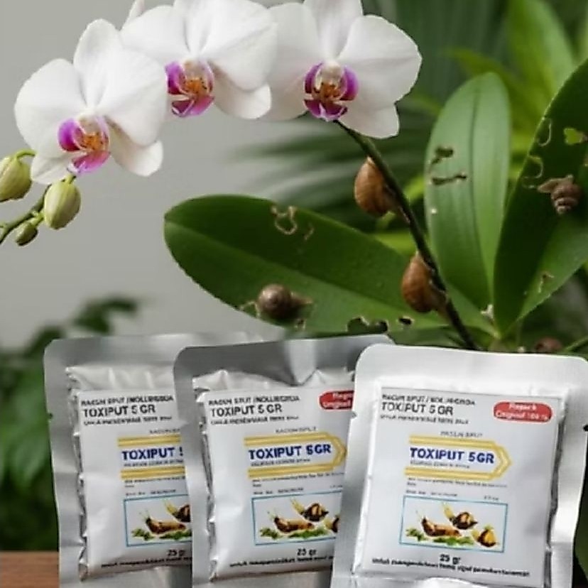 Racun siput dan keong anggrek dan aglonema 20gr