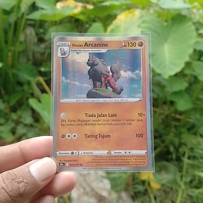 hisuian Arcanine R s10a 033/071 POKEMON TCG INDONESIA