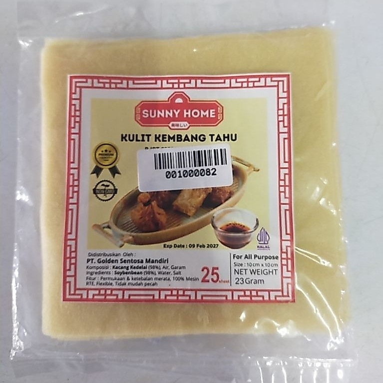 kulit kembang tahu 25lembar