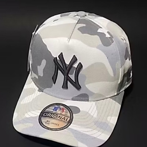 TOPI BASEBALL MLB NY CAMO ORIGINAL CAMO WHITE CAPS / TOPI PRIA WANITA / BISA COD