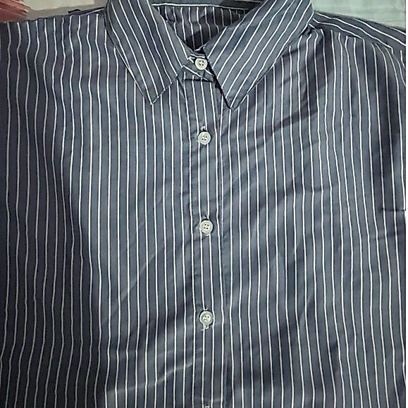 [PRELOVED] SIVALI SORA SHIRT-STRIPE SHIRT DOUBLE LAYER