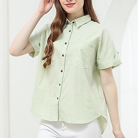 Urban Exchange Kemeja Alisha Green Mint