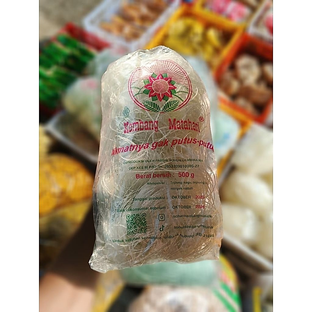 Sohun Kembang Matahari 500gr – Soun Berkualitas, Cocok Sop, Bakso, Tumis