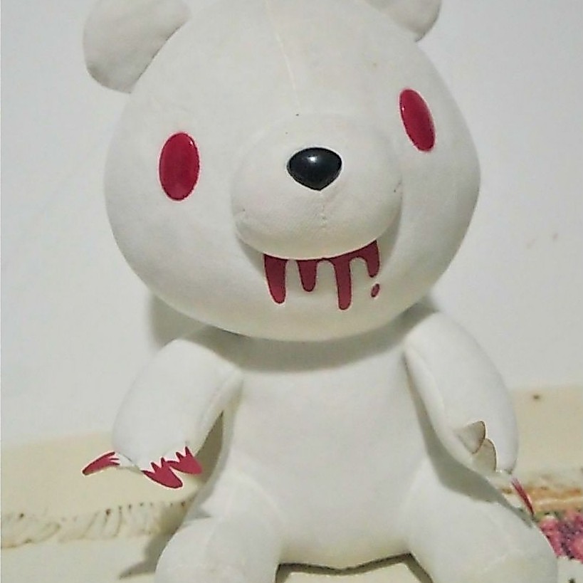Boneka Gloomy Bear White Bloody Edition Preloved