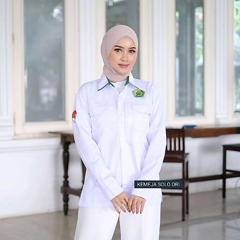 Unik Baju Pdh Kemenag Wanita Terbaru Lengan Panjang Seragam Kemeja Kemenag Wanita Terbaru Resmi Baju