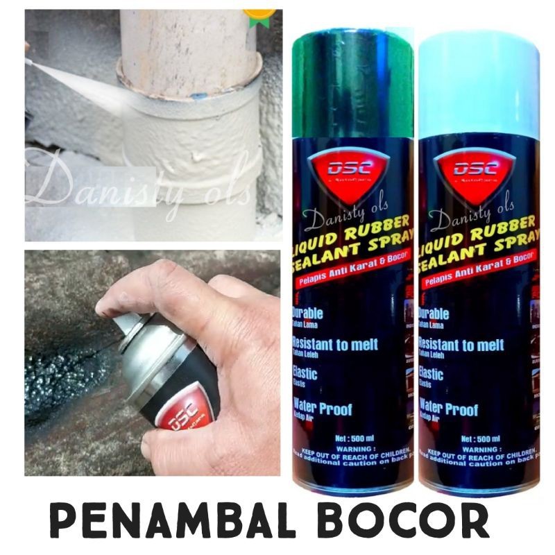 Ready Stock Anti bocor semprot atap rumah DSC/kolam ikan/atap bocor/rembes/talang air