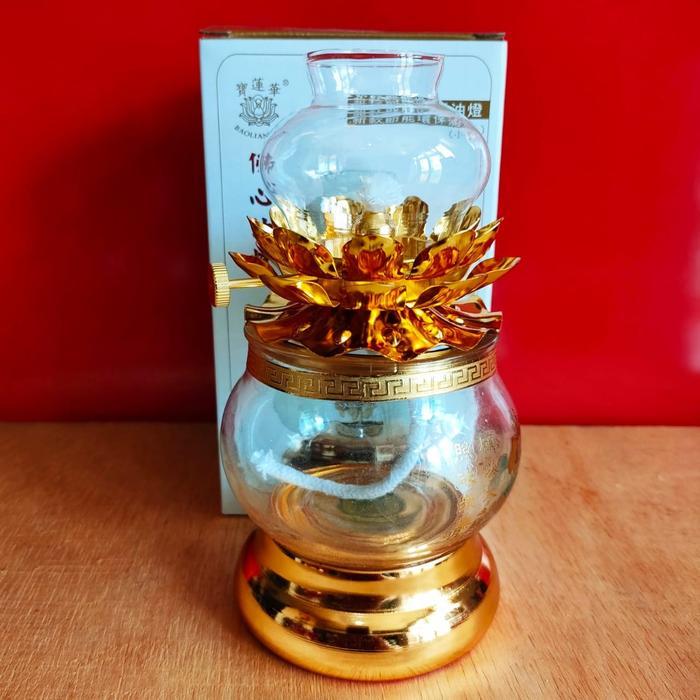 BARU Lentera lampu sumbu minyak penerangan sembahyang lentera minyak sayur parafin tanah - lentera m