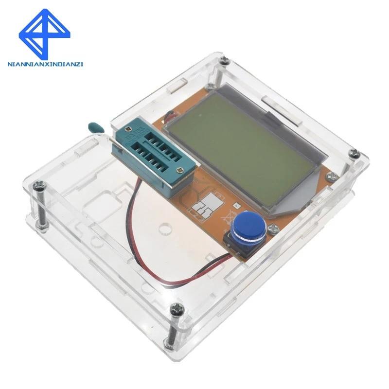 Kotak Akrilik Transparan LCR-T4, Cangkang Pelindung LCR-T4 untuk Penguji Transistor LCR-T4 ESR SCR/M