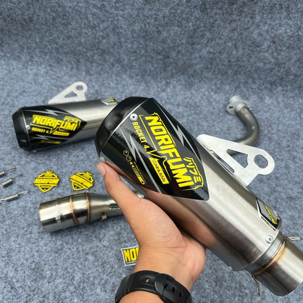 gtx honda Knalpot Norifumi GTX RBT trail kharisma Supra Vega Revo jupter smesh Shogun Kirana Blade w
