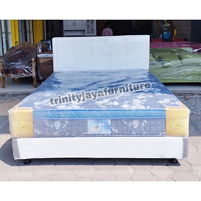 PROMO MURAH Springbed set kasur matras springbed + dipan+ sandaran/trinityjayafurniture