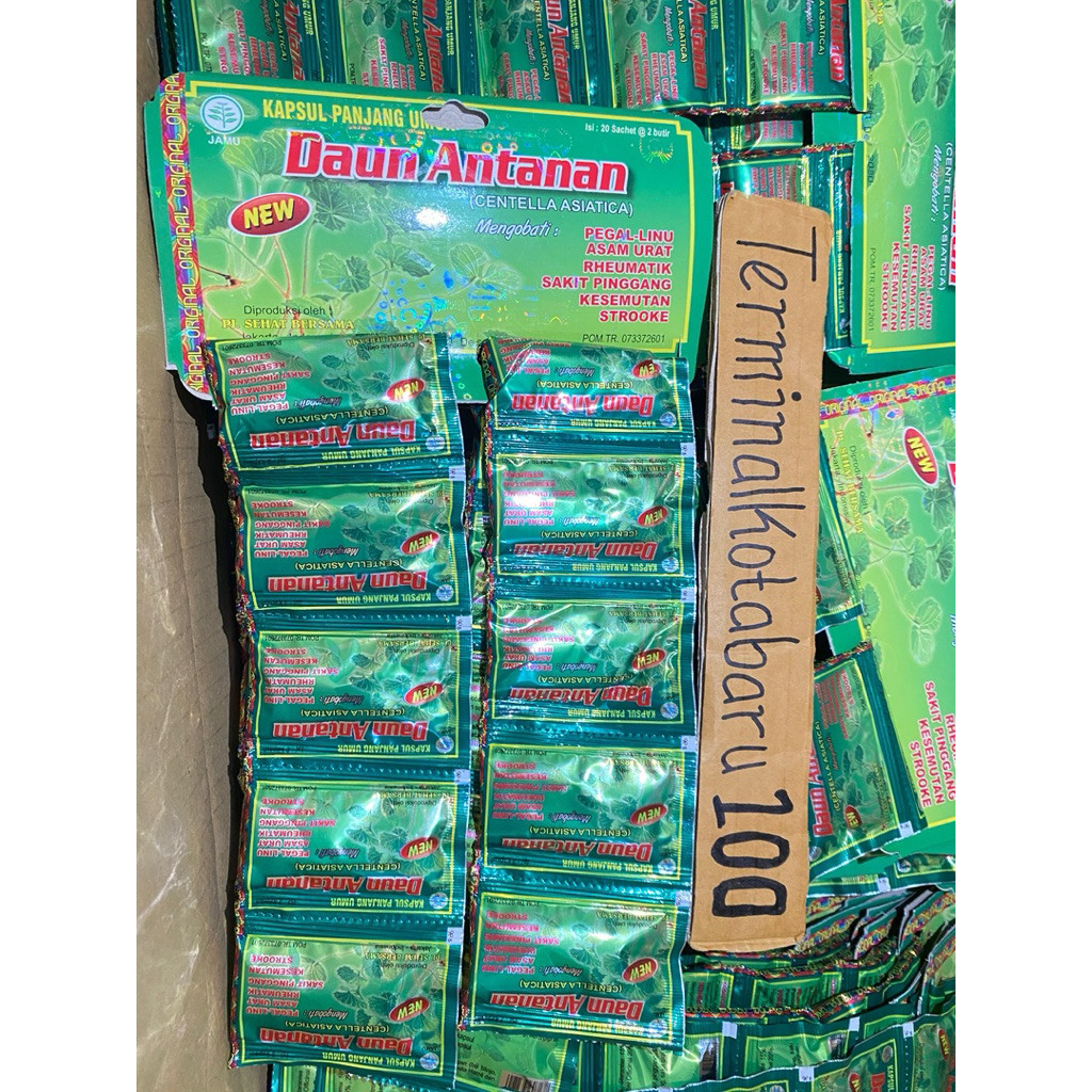 MUJARAP ASLI - Daun Antanan Original Kapsul