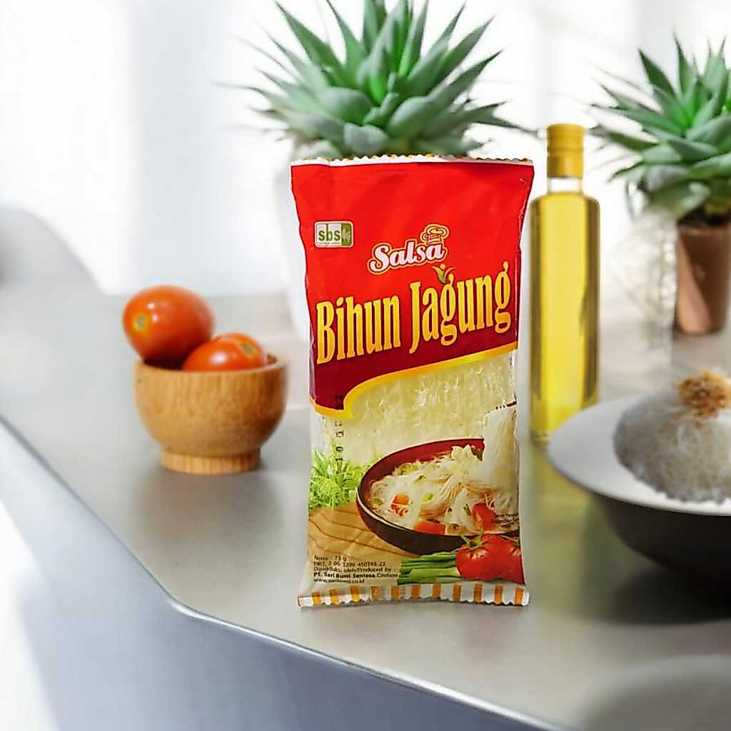 [AF] Bihun Jagung Salsa 10 Bungkus - 60gr/Bungkus - Bihun Mentah - Siap Masak