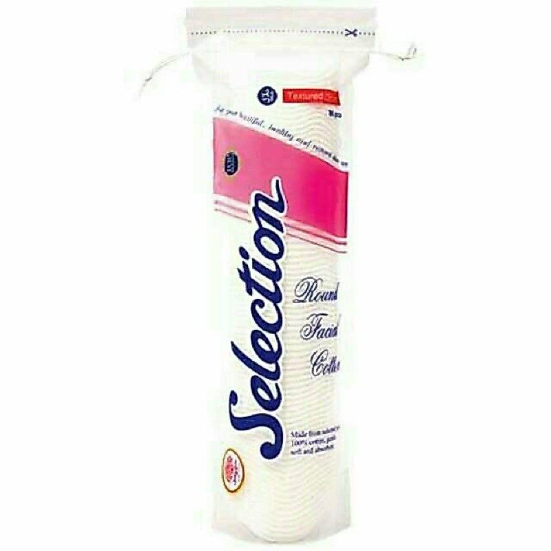 Selection Kapas Wajah Bulat Oval Round Cotton Pad (80pcs)