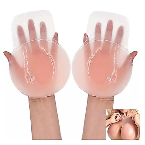 2962 -SILICONE BRA nipple pad penutup puting bra tanpa tali bra tempel bra pad