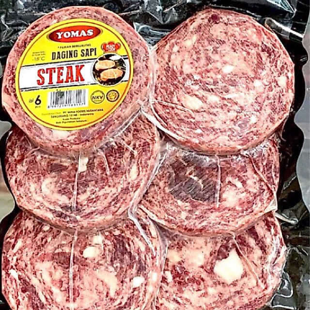 Yomas Beef Steak Isi 6