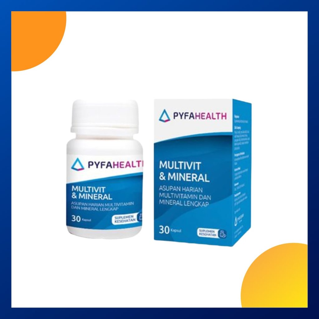 Pyfahealth Multivitamin & Mineral Botol 30 Kapsul