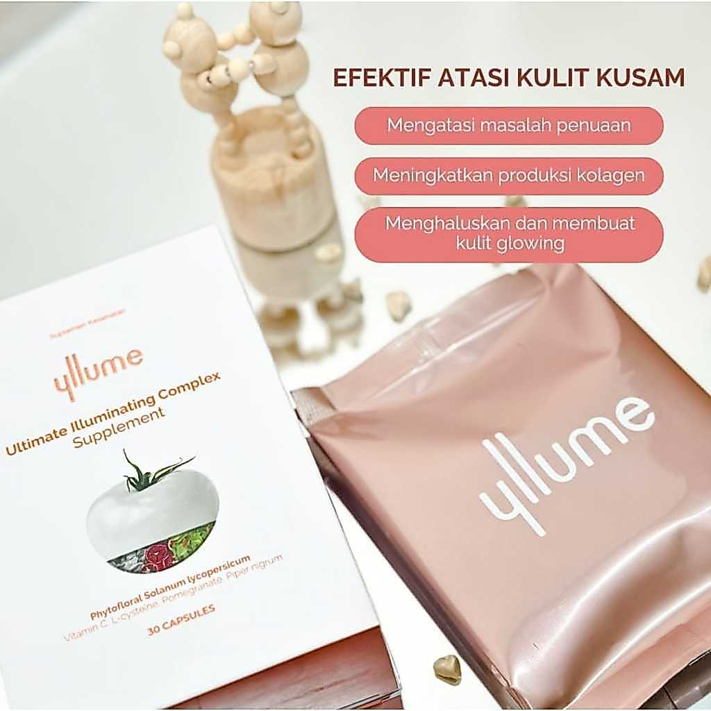 YLLUME Ultimate lIluminating Complex Skin Supplement (crystal tomato)