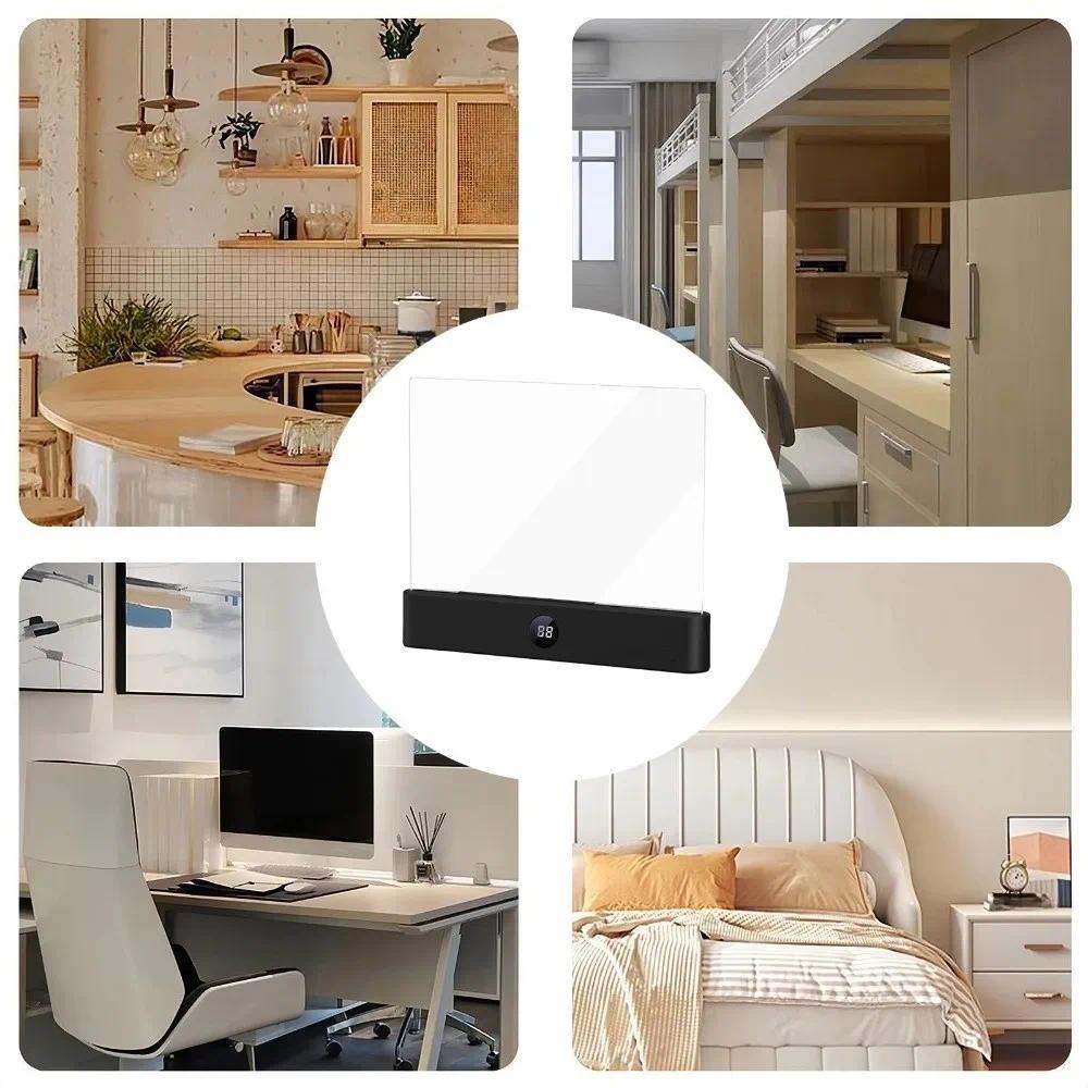 High Quality 3 Colors Reading Lamp With Timer Rechargeable LED Panel Book Lamp Dimmable LED Panel Bo