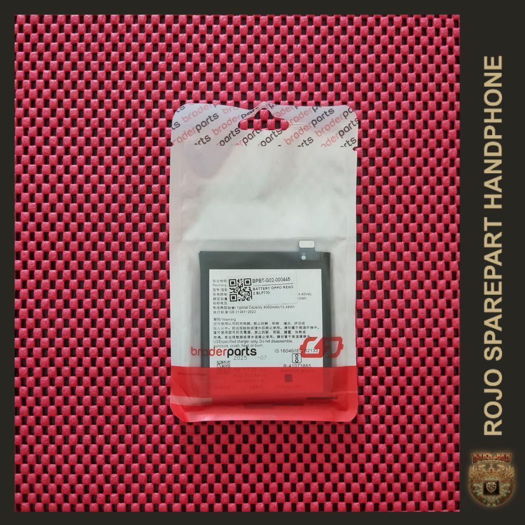 BATERAI BLP735 OPPO RENO 2 - BraderParts Battery