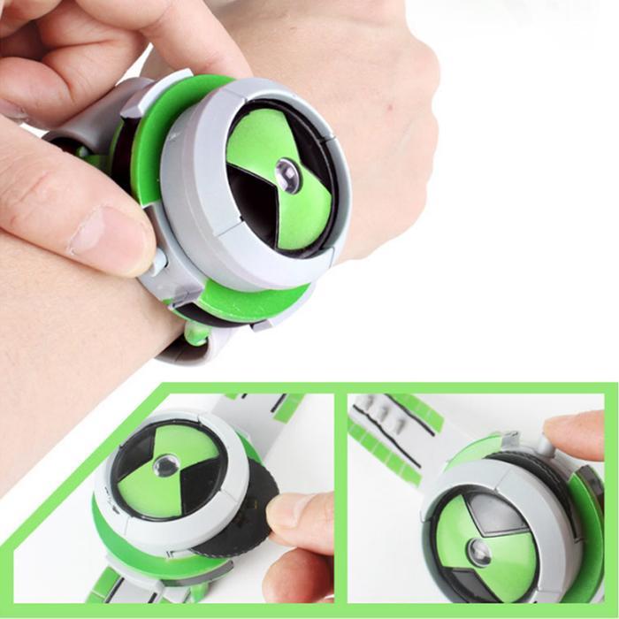 BEAUTY BEN 10 Basic Omnitrix Jam tangan proyeksi generasi kedua 16 jenis gambar Hadiah anak Omnitrix