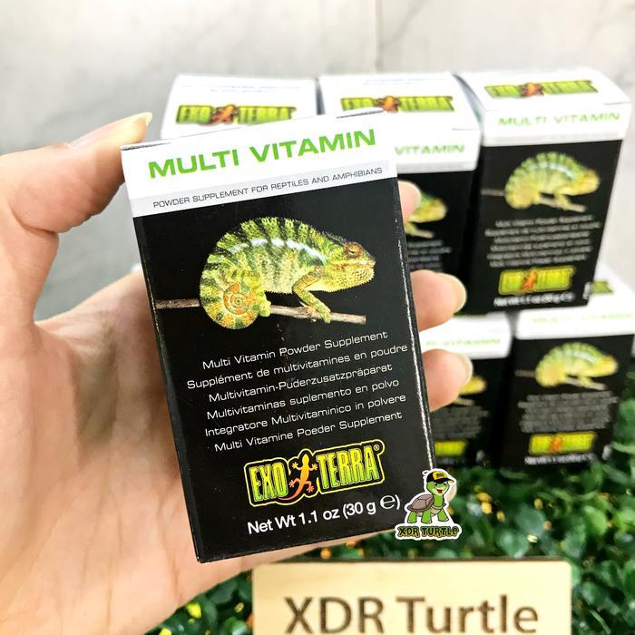 EXOTERRA MULTIVITAMIN 30GR VITAMIN REPTIL KURA DARAT IGUANA SULCATA - 30GR