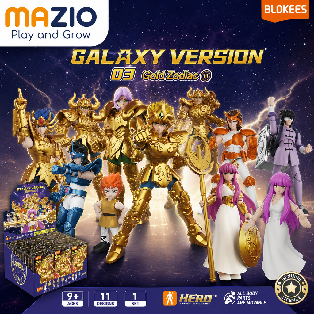 Blokees Saint Seiya Galaxy Version Saint Seiya Original Licensed
