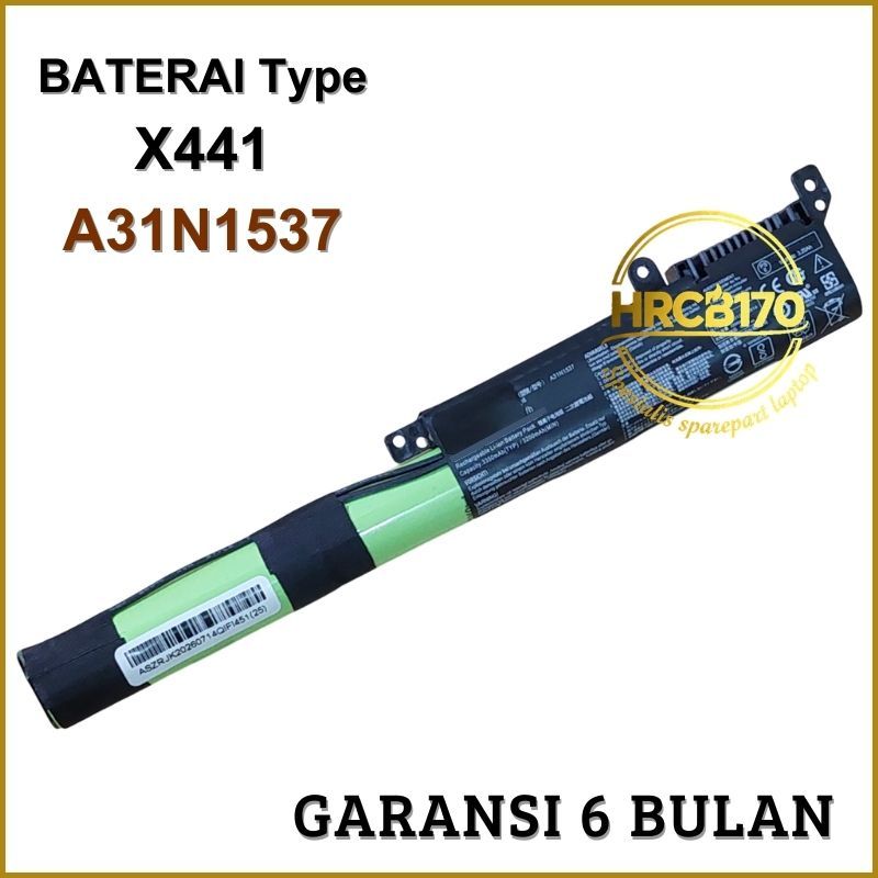 Baterai Laptop Asus X441 X441B X441M X441N X441S X441U A31N1537 -HRCB