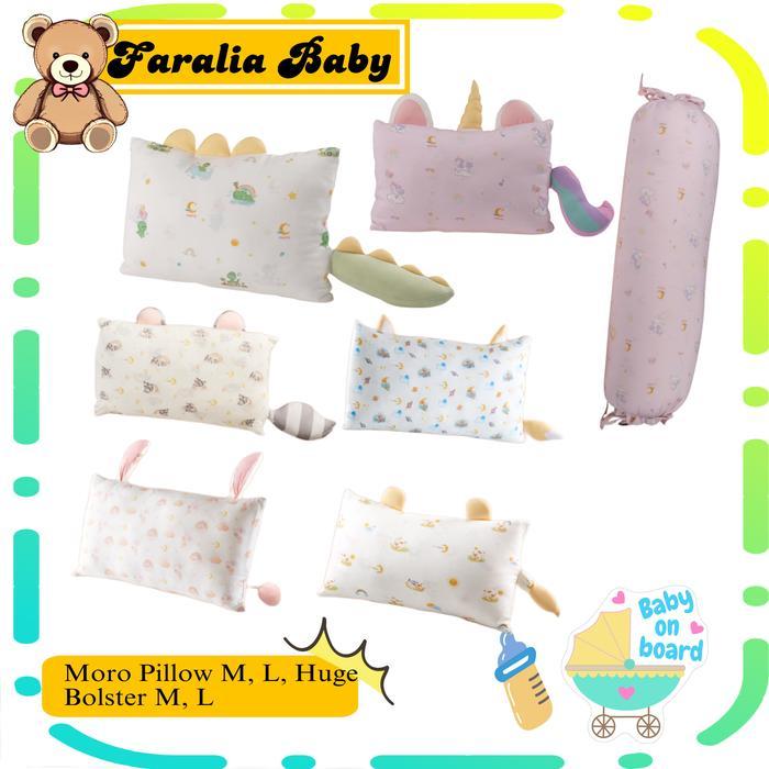 Moro Pillow Bolster Medium Large Huge Bantal Guling Anak - Moo, Pillow L