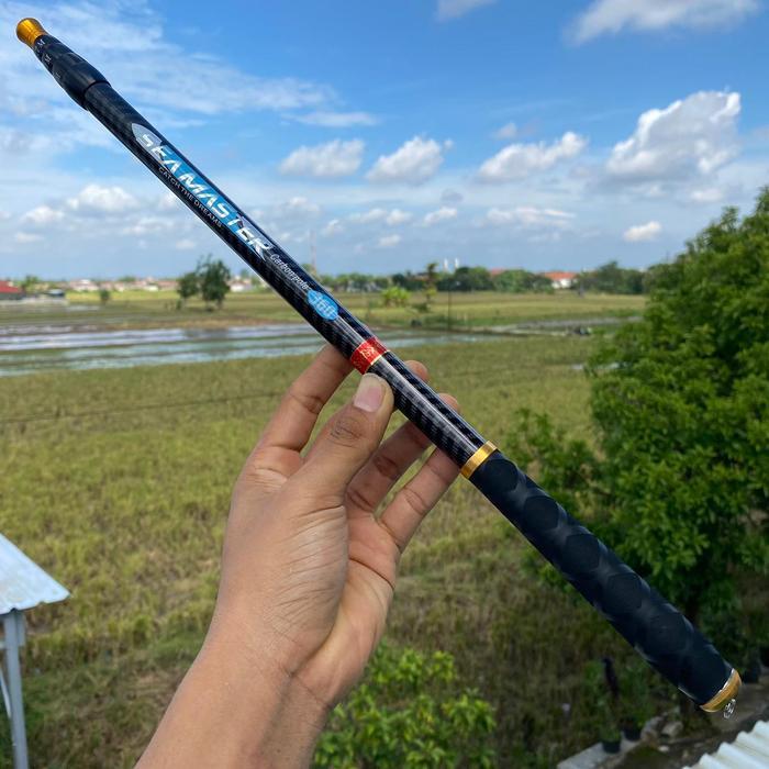 Joran Tegek Zoom Hong Sheng Seamaster Carbon Pole Ukuran 360 250 450 Lengkap Bisa COD - 360