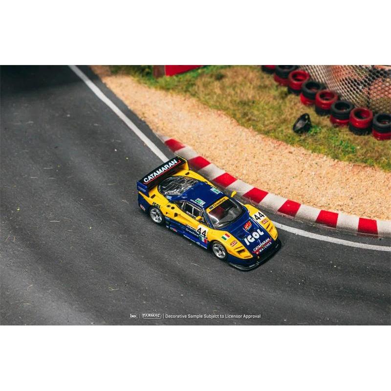 Tarmac Works 1:64 F40 GTE 1996 24h of Le Mans e-Cast Car Model Miniature Gifts