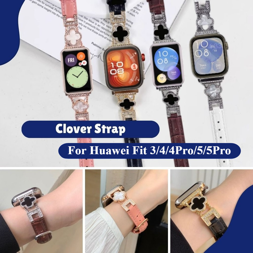 Clover Strap For Huawei Fit 1 Huawei Fit 2 Huawei Fit 3 Huawei Fit 4 Huawei Fit 4 Pro Huawei Fit 5 H