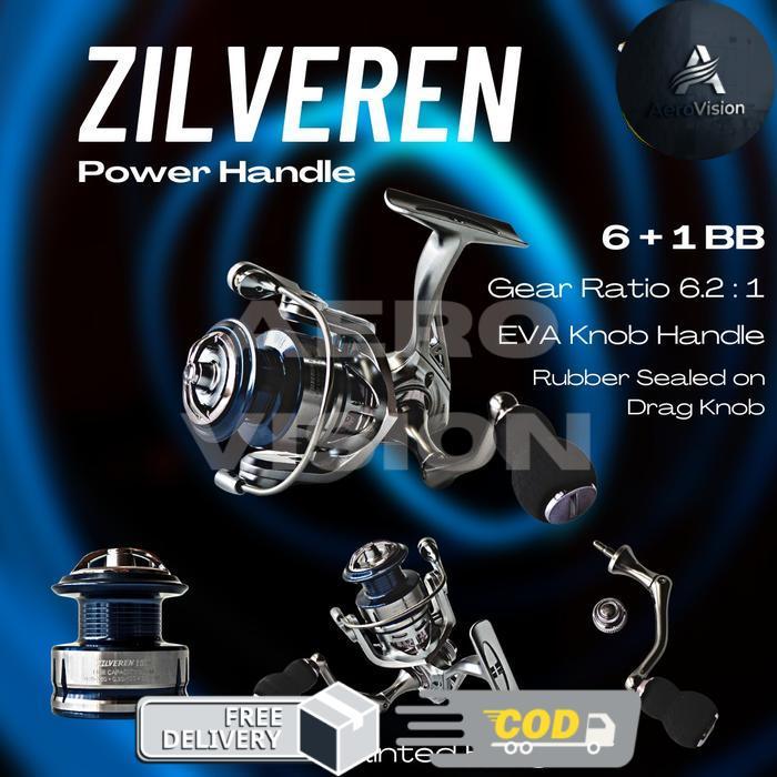 Reel Orca Zilveren Power Handle - 1000
