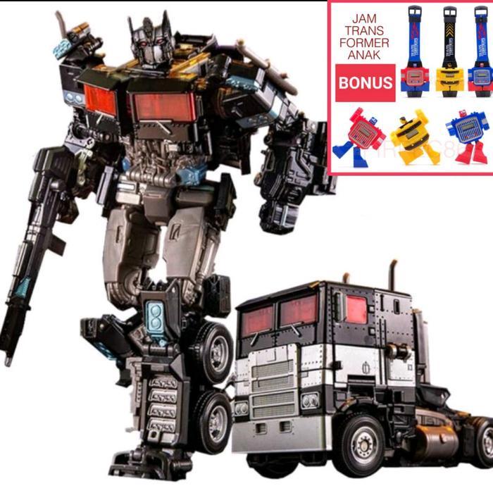 Robot Transformer Optimus Prime - Hitam