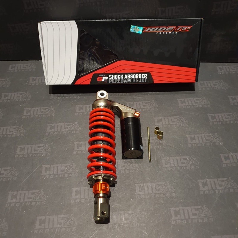 Shockbreaker Shock Tabung Ride it Mio GP299 Double Click Merah