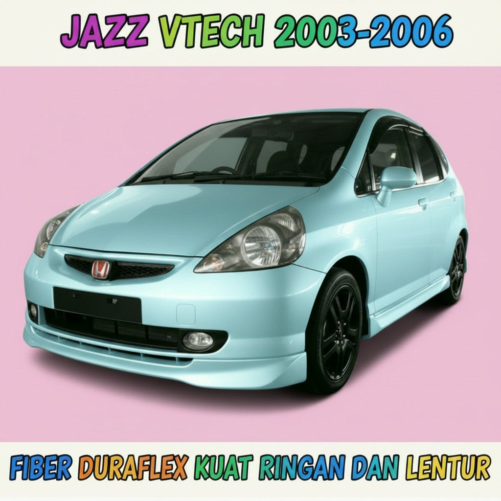 BODY KIT BODYKIT HONDA JAZZ GD3 2004 2005 2006 VTECH bodikit jazz body kit jazz