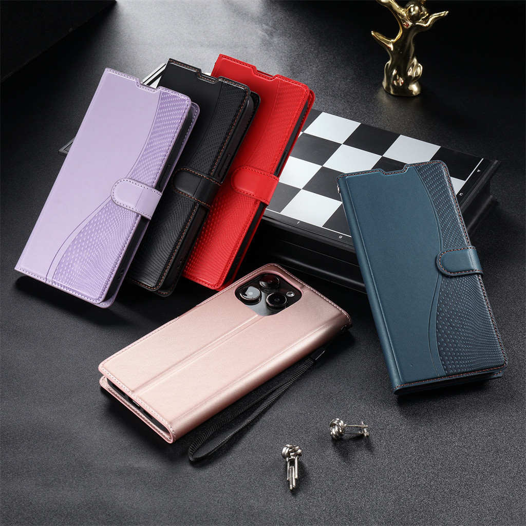 Casing untuk Xiaomi 14T 13T 12T Redmi 9A 9C 9T 10C 14C Note 14 Pro+ 10s 10 5G 9s 9 pro Flip Cover PU