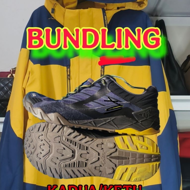 Bundling Jecket XL & Sepatu size 45