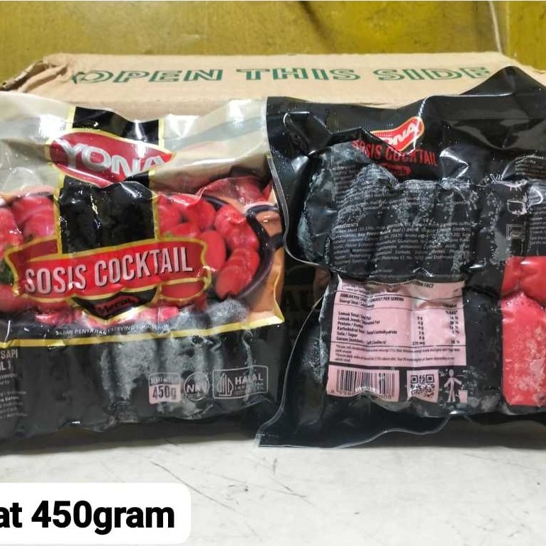 Sosis Yona Sapi Cocktail 450gr