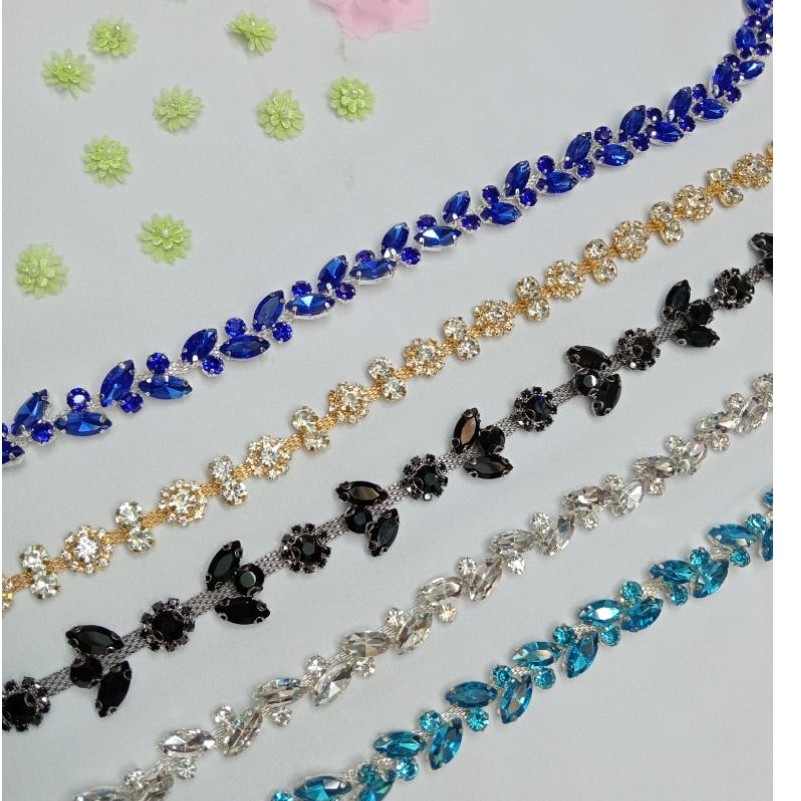PAYET DIAMOND SWAROVSKI KRISTAL/PAYET RANGKAI HARGA 10CM