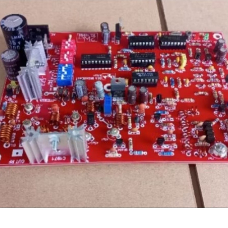 kit pemancar fm pll 5w tc9122  + dioda catudaya